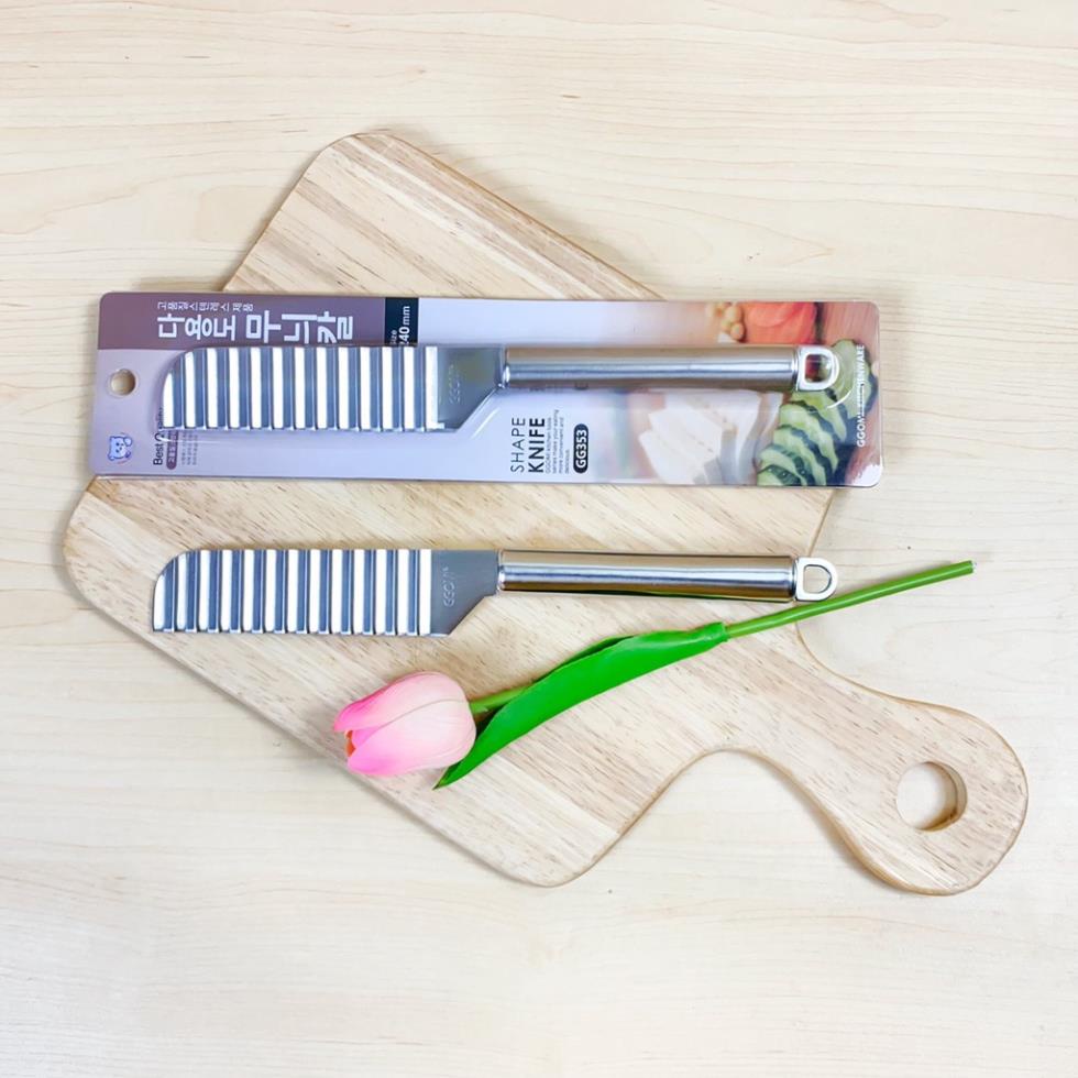 Dao Thái Tạo Hình Thực Phẩm GGOMI GG353 Hàn Quốc làm từ thép không gỉ