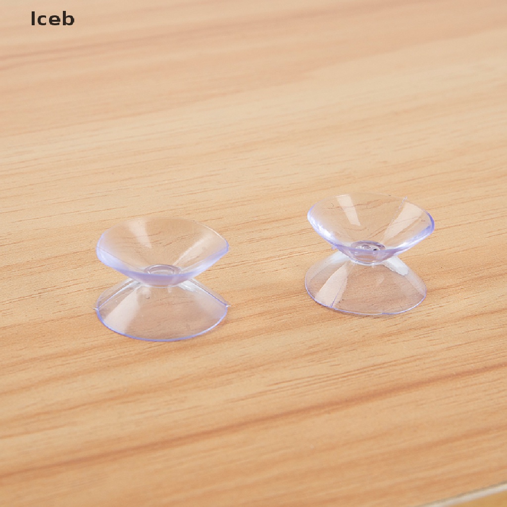 Ic Mới 10 Cốc Hút Hai Mặt Bằng Nhựa Cho Kính / Cốc Hút