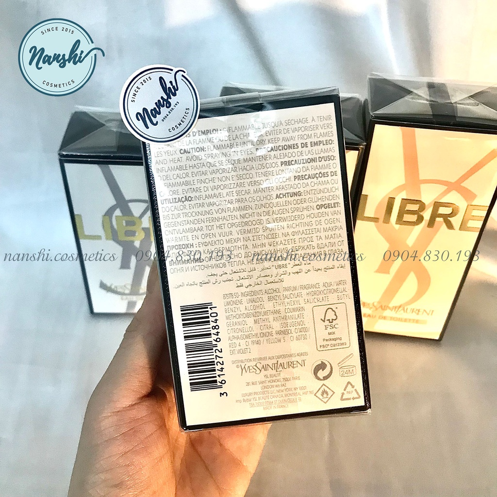 Nước hoa LIBRE YSL Yves Saint Laurent EDP -  EDT