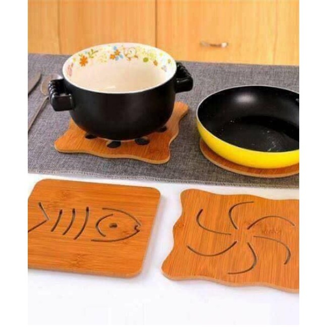 Đế gỗ lót nồi, xoong, chảo - Chịu nhiệt, chống trượt, bền đẹp GIÁ SIÊU TỐT