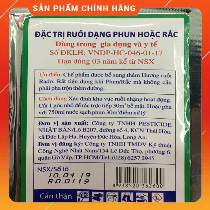 Siêu diệt ruồi RADO 10gr/gói