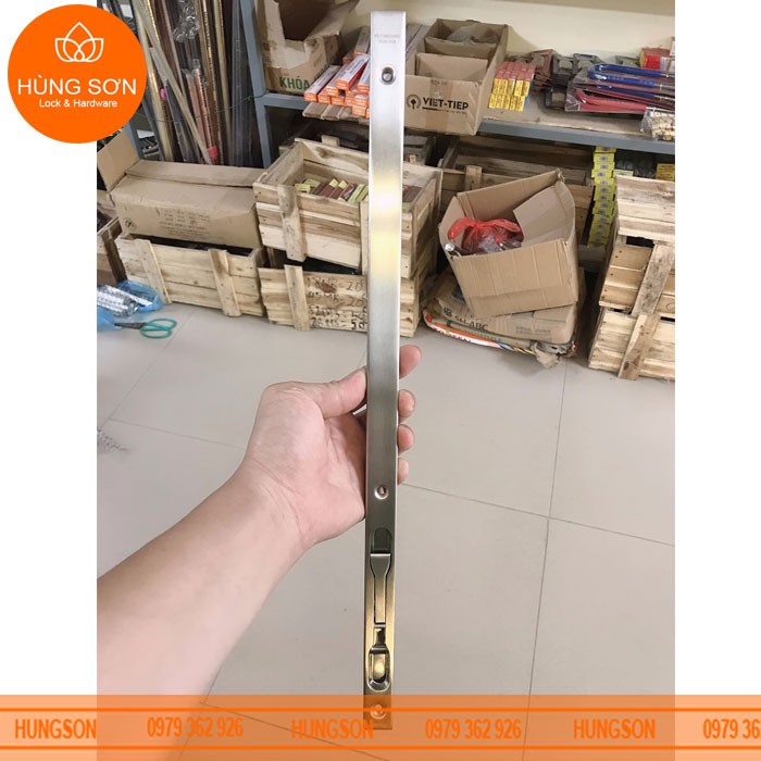 CHỐT ÂM CỬA GỖ INOX SUS 304 HUY HOÀNG 450MM