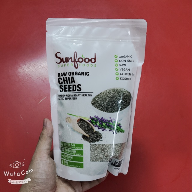 Hạt Chia Trắng Sunfood Mỹ 454g Hàng Chuẩn