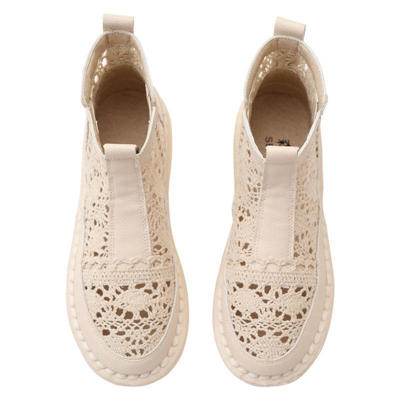 Giày Sandal Đế Mềm Phối Ren Phong Cách Cổ Điển Dễ Phối Đồ Thời Trang Mùa Hè Cho Nữ
