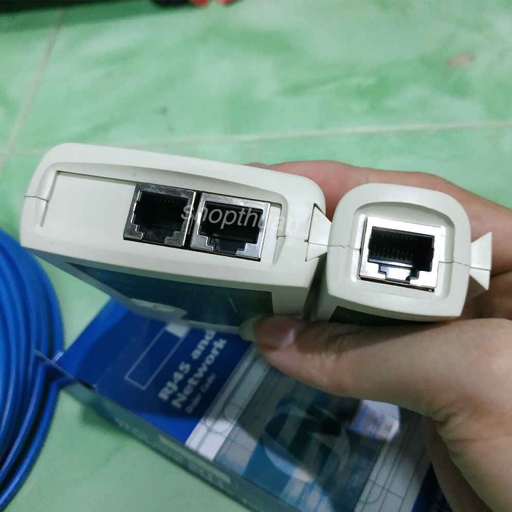 Hộp Test Cáp Mạng RJ45 - tặng pin 9V