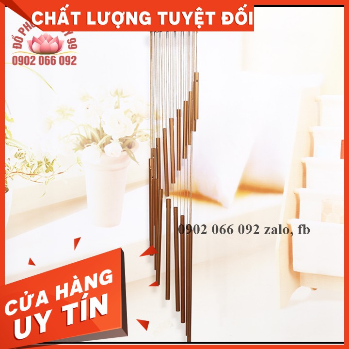 Chuông gió phong thủy 18 thanh hợp mệnh Kim.