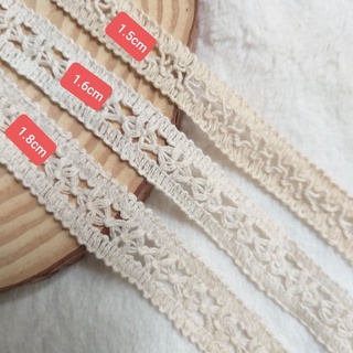 Ren cotton , màu mộc , size 1cm đến 2.7cm (dây 5 mét)