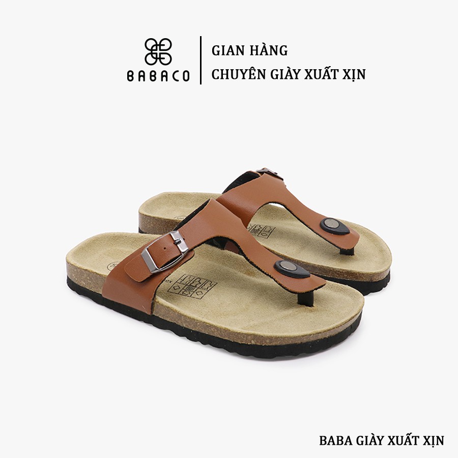 Dép (Flat) unisex nam/nữ DETA tông đế trấu