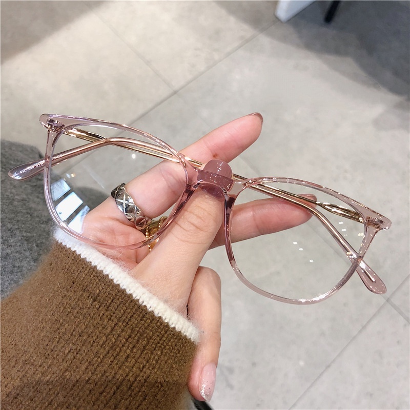Mắt kính cận VIENDO chống ánh sáng xanh thời trang Hàn trong suốt có cắt gọng cận theo yêu cầu cho nam và nữ