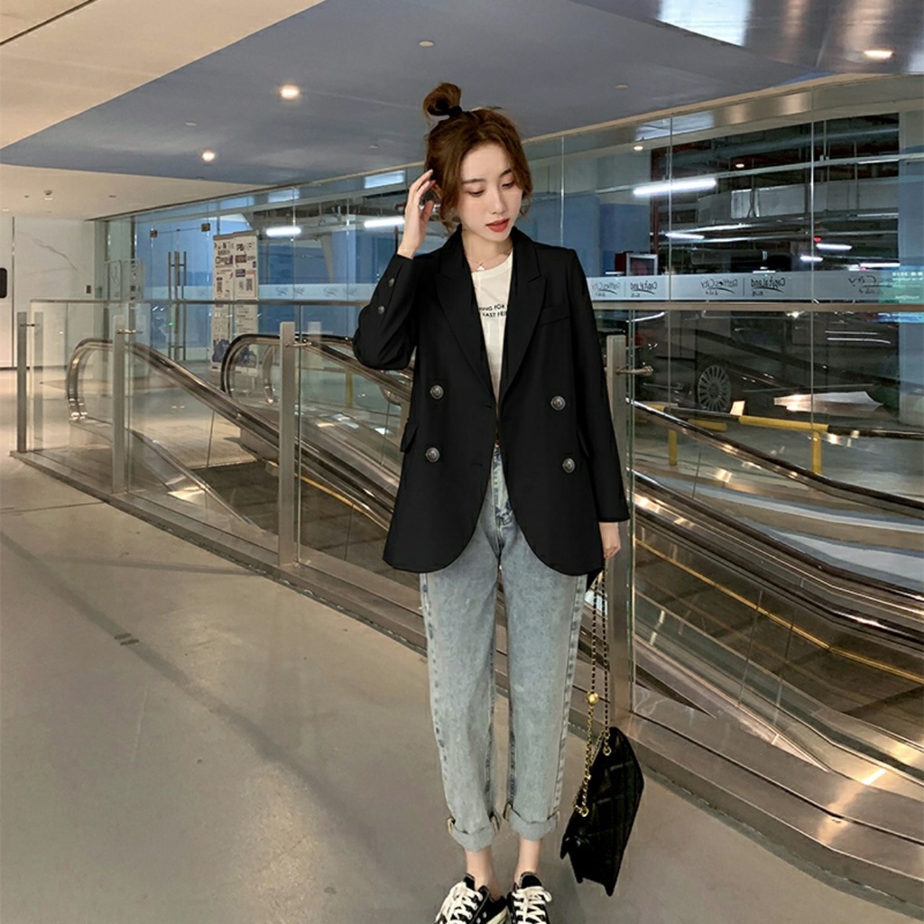(Oder) Áo blazer túi giả phía sau trẻ trung năng động | BigBuy360 - bigbuy360.vn
