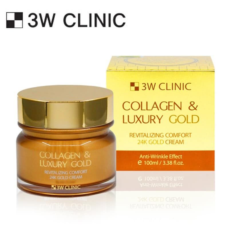 Kem Dưỡng Trắng Da 3w Clinic Collagen Luxury Chống Lão Hóa