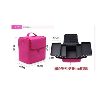 Cốp vải đựng đồ nail, mi, trang điểm