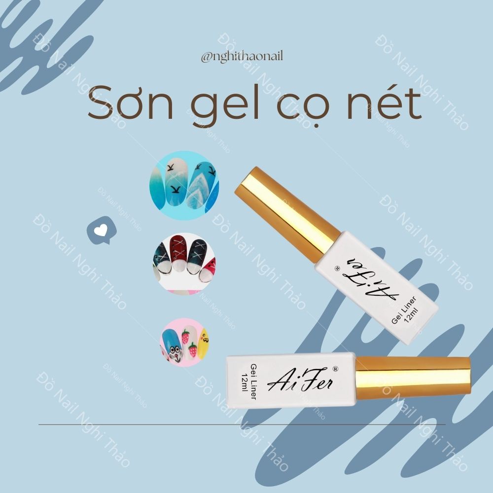 [Mã 154FMCGSALE giảm 8% đơn 500K] Sơn gel cọ nét 12ml