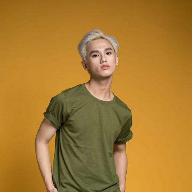 [Mã SKAMA06 giảm 8% tối đa 50K đơn 250K] Áo Thun Tay Lỡ Oversize Màu Xanh Rêu Unisex | BigBuy360 - bigbuy360.vn