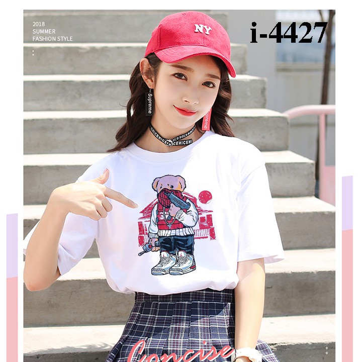 Áo Thun Tay Lỡ Unisex Freesize Áo Phông Form Rộng Nam Nữ Freeship I4427