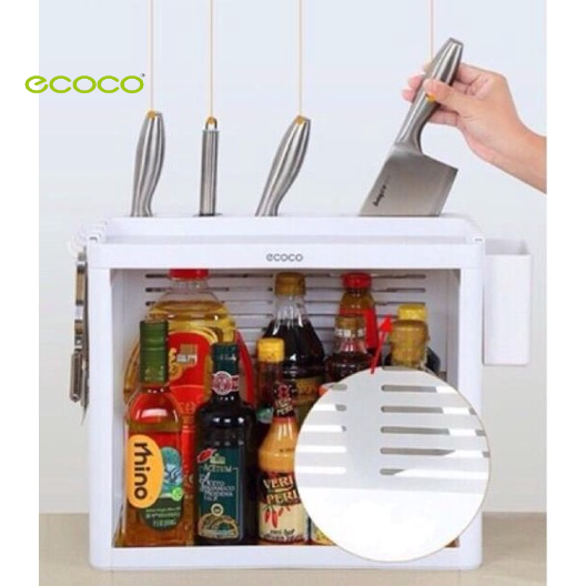 Kệ gia vị kèm cắm dao thớt ECOCO 1704 QH's