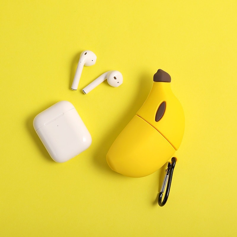 Case AirPods 1/2 Vỏ bọc tại nghe AirPods 1/2 hình quả chuối - Mario Shop