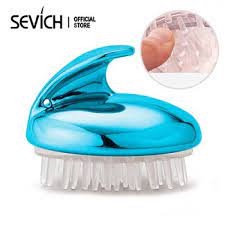 Lược Gội Đầu Sevich Bằng Silicon Mát-Xa Da Đầu Nhỏ Gọn Thoải Mái Tiện Dụng