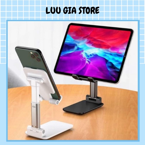 Kệ để điện thoại, Giá đỡ điện thoại để bàn đa năng gấp gọn có thể điều chỉnh độ cao theo ý muốn