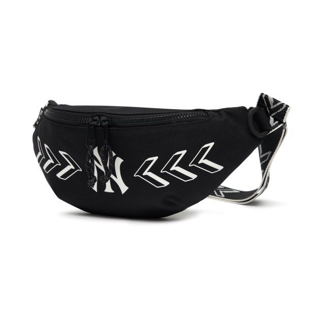 TÚI ĐEO CHÉO WAIST BAG MLB NY 2022 FULL ĐEN ĐẲNG CẤP