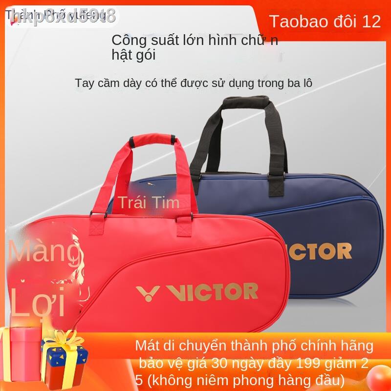 ✜▦❈2021 Victor VCITOR Victory BR3631 Túi đựng vợt cầu lông nam nữ dài ba lô xách tay chuyên nghiệp