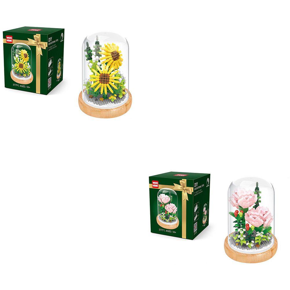 Đồ Chơi Lắp Ráp Hình Hoa Hồng Ba Chiều Sáng Tạo