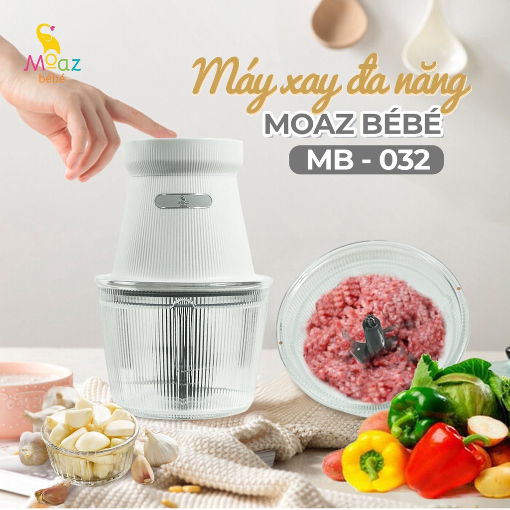 Máy xay thịt, máy xay đa năng moaz bebe MB032