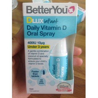Vitamin D3 Dlux dạng xịt cho trẻ sơ sinh đến 3 tuổi