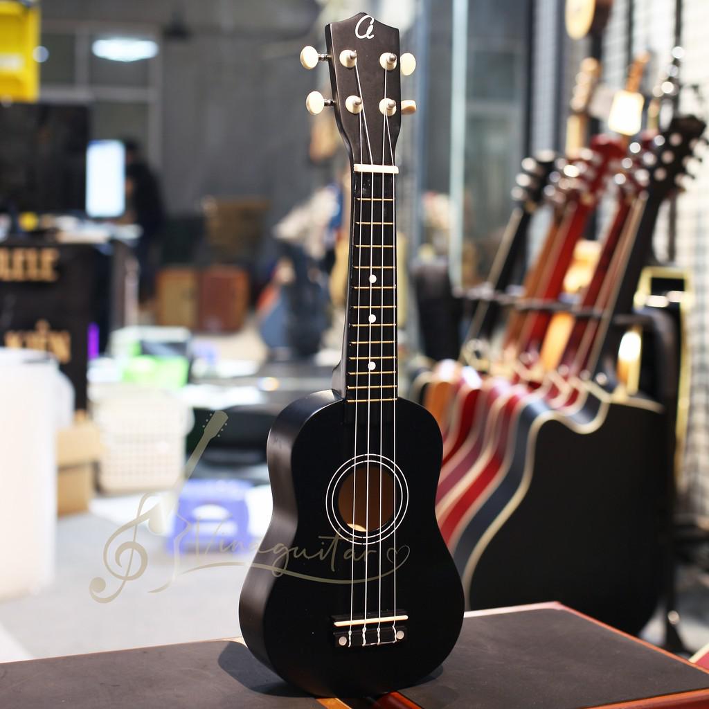 Bán  Đàn Ukulele Full Gỗ Sơn Màu Andrew M2C-T05 Soprano Concert Cần Gỗ- tặng full phụ kiện