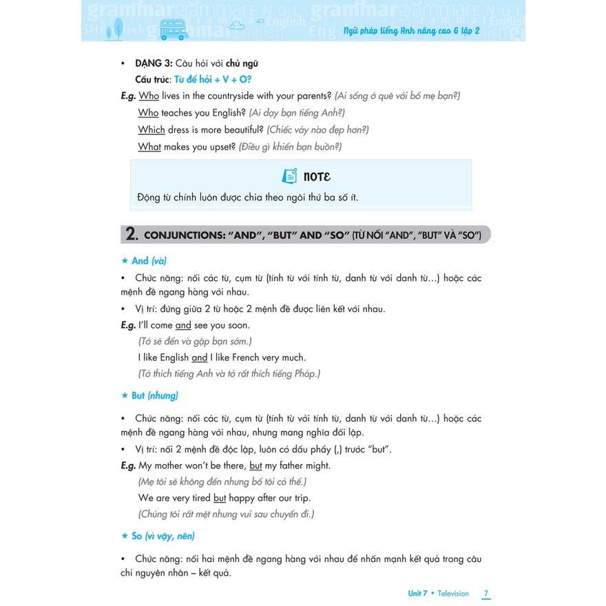 Sách Bổ Trợ - Ngữ Pháp Tiếng Anh Nâng Cao Lớp 6 - Tập 2 (Biên Soạn Theo Chương Trình GDPT Mới) - MEGABOOK