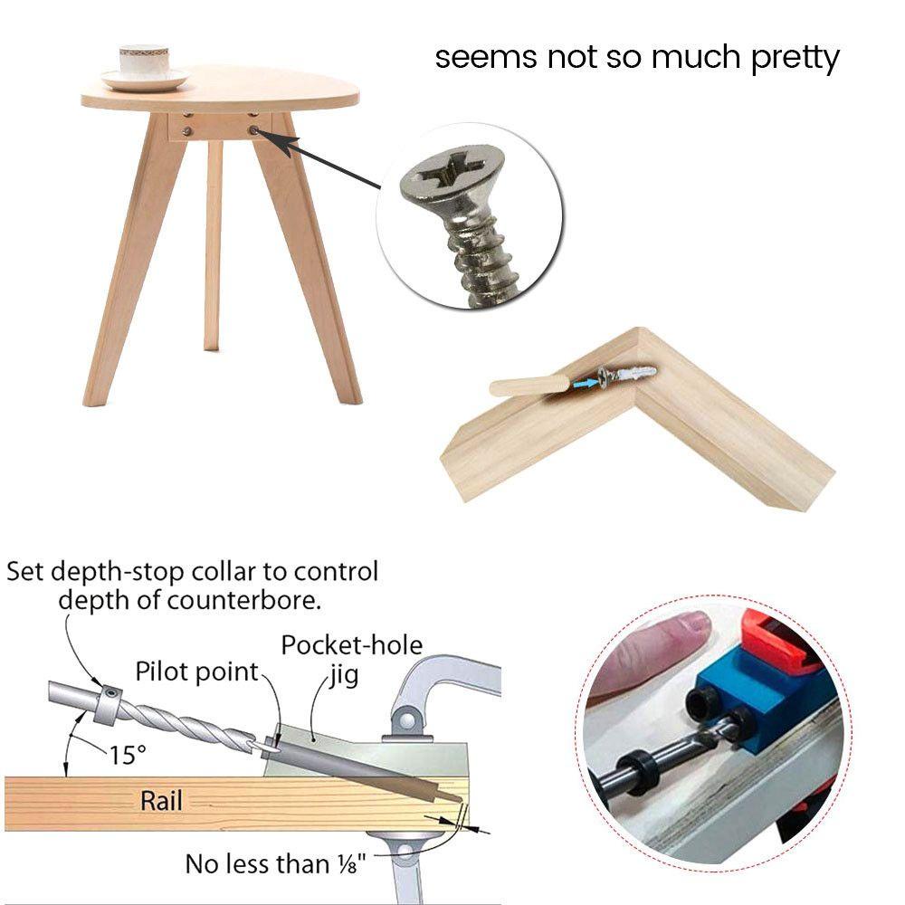 Bộ 15 Lỗ Luân Xa 15Cm Chuyên Dụng Làm Mộc°Dụng Cụ Định Vị Lỗ Khoan Bỏ Túi Tiện Dụng