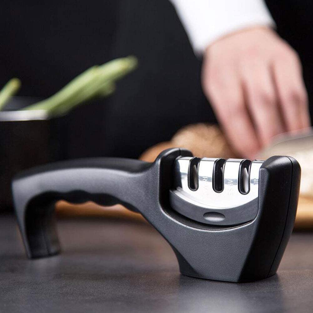 Dụng Cụ Mài Dao ANAEAT Thiết Kế 3 Giai Đoạn Đá Mài Vonfram / Kim Cương / Gốm Chuyên Dụng Cho Nhà Bếp