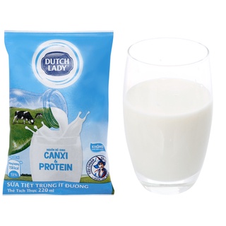 Sữa tươi bịch không đường, sữa bịch cô gái hà lan (2B)