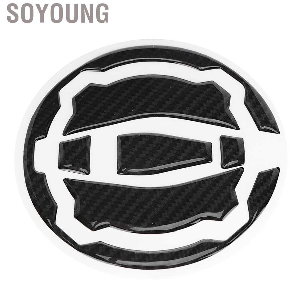 Miếng dán trang trí nắp bình xăng xe mô tô bằng sợi carbon cho KAWASAKI Z900 Z650 17-18