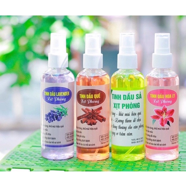 100ml Tinh dầu hương Lavender xịt phòng đuổi muỗi kiến gián Giá sỉ