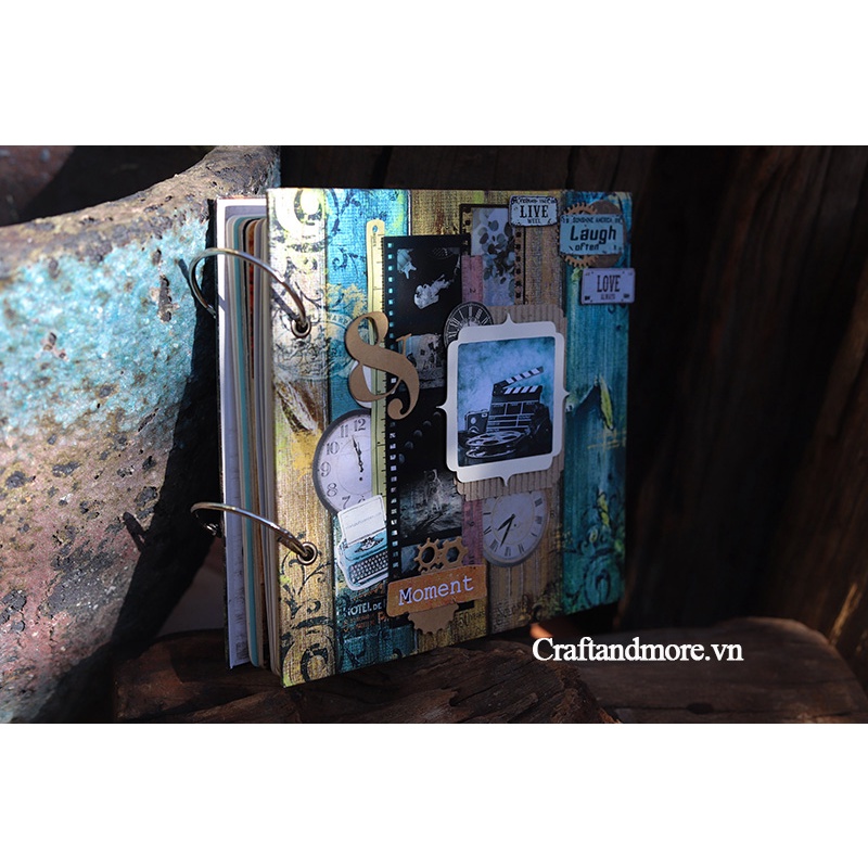 Scrapbook album ảnh handmade Film de Paris
