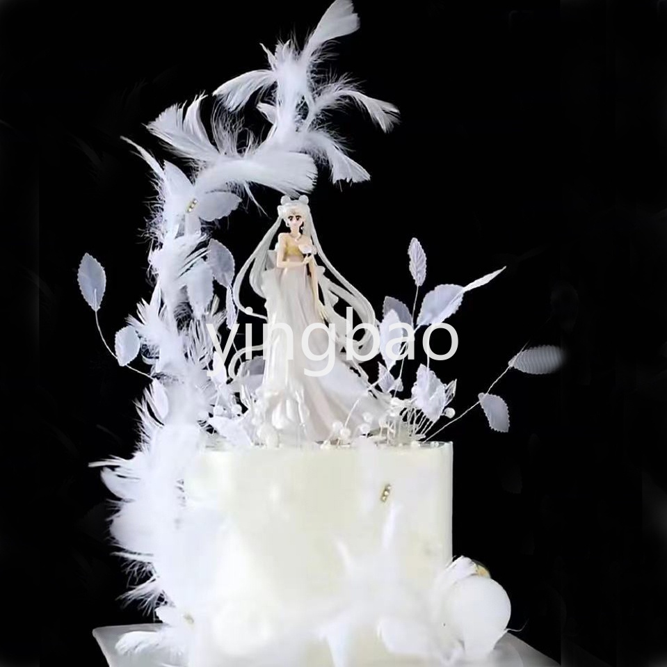 Hoạt Hình Mô Hình Thủy Thủ Mặt Trăng Trang Trí Bánh Kem