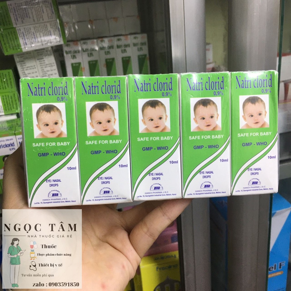 Lốc 10 lọ Natri clorid 0,9% Hà Nội 10ml