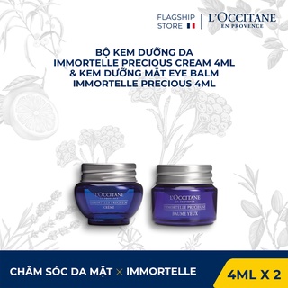 L'Occitane kem dưỡng da Immortelle Precious 4ml và kem dưỡng mắt eye balm Immortelle Precious 4ml