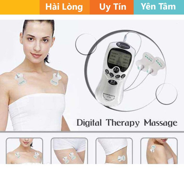 Máy massage xung điện 4 miếng dán SYK-208 [CÓ VIDEO]