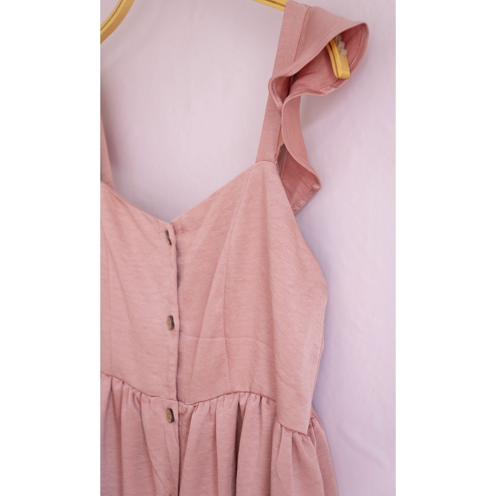 Đầm 2 dây phom babydoll tay cánh tiên - Nhà Của Moon