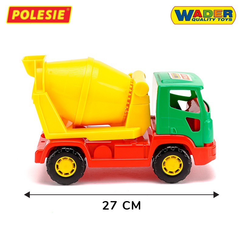 Xe Tải Trộn Bê Tông Xây Dựng Tipper Đồ Chơi POLESIE An Toàn, Siêu Bền Cho Bé - [HÀNG NHẬP KHẨU CHÂU ÂU]