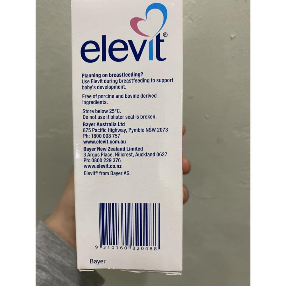 Vitamin Tổng Hợp Elevit Bầu Úc 100 Viên