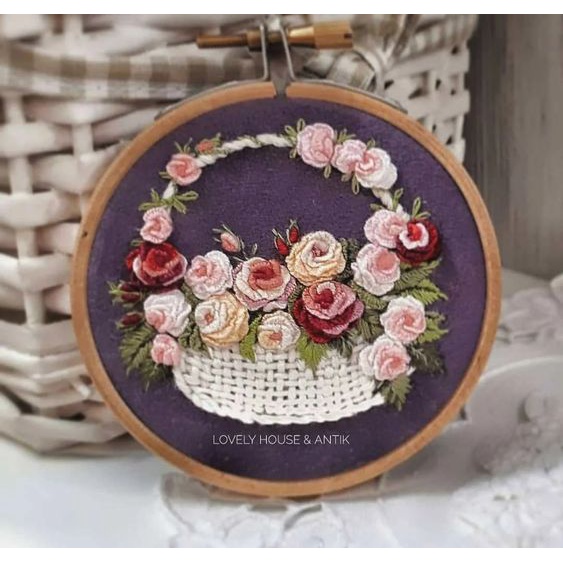 KIT NGUYÊN LIỆU THÊU THỦ CÔNG CHÂU ÂU- DIY THÊU QUÀ TẶNG TRANG TRÍ NHÀ CỬA - MIE HANDMADE SHOP