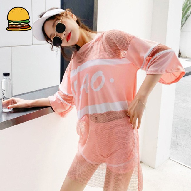 Bộ Đồ Bơi Thể Thao Kèm Áo Khoác Ngoài Quyến Rũ Cho Nữ | BigBuy360 - bigbuy360.vn