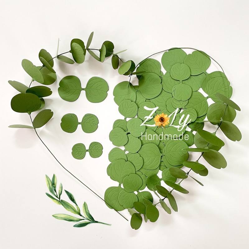 108 lá táo giấy cắt sẵn 3 kích cỡ