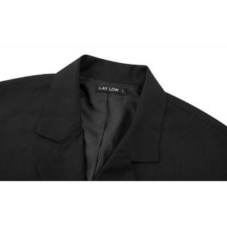 [NY0263] Áo blazer nam nữ form rộng basic áo vest (NELLY)