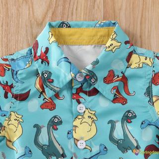 Set Áo Sơ Mi Polo + Quần Short Cho Bé Trai