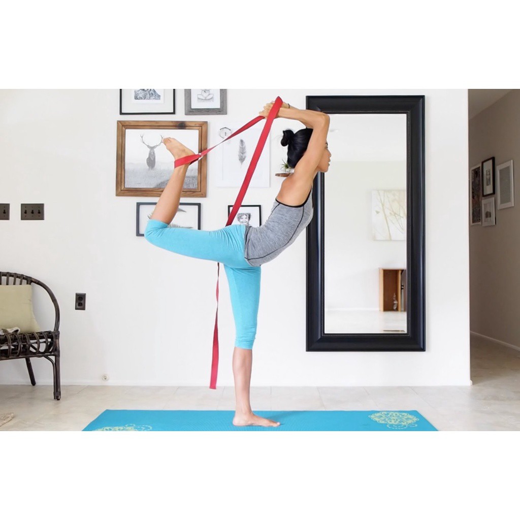 Dây Tập Yoga 3m Chất Liệu Cotton Bền Chắc Hỗ Trợ Tập Yoga Hiệu Quả