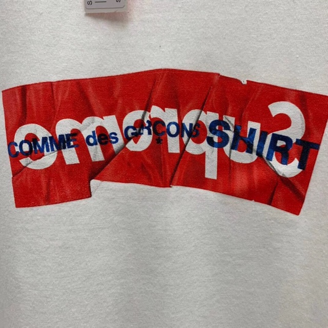 ÁO THUN SUPREME X CDG BOX LOGO SS17 - 2 MÀU TRẮNG ĐEN